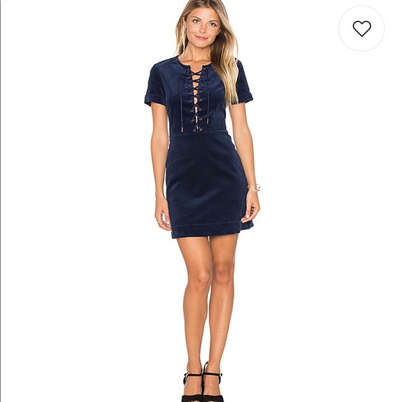 SAYLOR Dresses & Skirts - NEW • Saylor • Billie Corduroy Lace Up Mini Dress